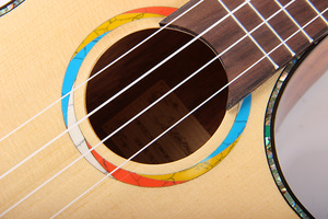 Ukelele de 26 Pulgadas de Alta Calidad, Tapa de Abeto Macizo, Fondo y Laterales de Caoba, Ukelele Tenor Profesional - Product Image 4