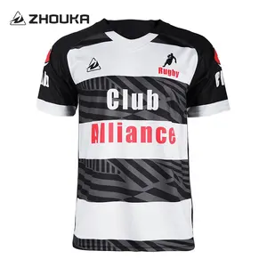Nuevo diseño personalizado sublimación Rugby Jersey para hombres Rugby League Jerseys personalizado Tribal fútbol Rugby desgaste uniforme camisas