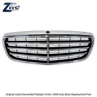 Gril Depan untuk Mercedes Benz E Class W213 Chrome Finish Sport Grill Pengganti 2016-2023 E200 E300 Pemasangan Langsung Kualitas Asli