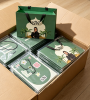 Luxuriöse Geschenktüte für Bekleidungsgeschäfte, Juwelierläden und Feiertagsgeschenke - Dankeschön-Papiertüte
