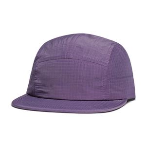 Casquette à cinq panneaux à séchage rapide, casquette de baseball unisexe à visière plate, protection solaire extérieure, casquette de sport légère et souple pour le skateboard - Product Image 4