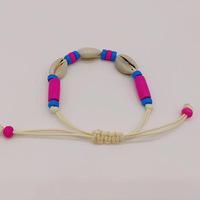 Bracelet en coquillages de cauris perlés faits main, coloré et personnalisable, avec cordon réglable, style bohème, bijoux de plage pour femmes et filles, vente en gros