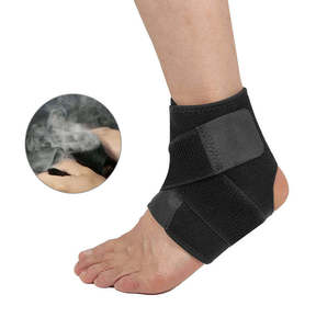 Nouveau produit en promotion : Manchon de stabilisation de la cheville réglable, respirant et creux en polyester, idéal pour la fasciite plantaire et les entorses - Product Image 1