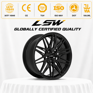 LS8190 18 19 20 นิ้ว 5x112 5x120 ล้อฟอร์จ ขายดีที่สุด สินค้ามาใหม่ สีดำเงา จัดส่งฟรี - Product Image 3
