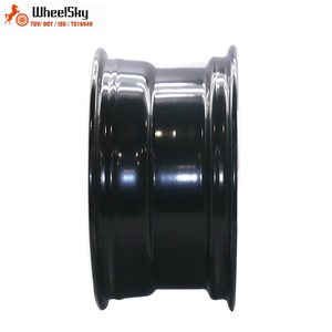 Rines Wheelsky Personalizados de 16 Pulgadas 16x8.0J 6x139.7 de Acero, 6 Orificios, Ocho Radios, Recubrimiento Negro, para 4x4 Todoterreno - Product Image 3