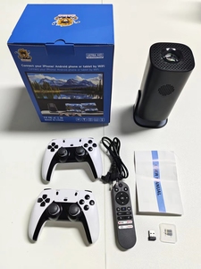 คอนโซลเกมอัลตร้าโปรเจคเตอร์ P30ไร้สายรองรับ WIFI6 2.4G 5G BT5.4 720P 240 ansl <span class=keywords><strong>36000</strong></span> + เกมหลายรูปแบบ - Product Image 4