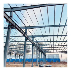 Q355B main steel frame material steel structure workshop steel frame building construction company