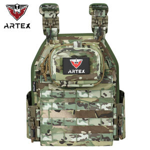 Nouveau Gilet Tactique d'Entraînement en Nylon Polyester 1000D Personnalisé, Léger, Durable, à Libération Rapide, avec Système MOLLE, pour Protection et Port de Plaques - Product Image 1