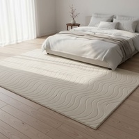 Großhandel Maßgefertigter Moderner Geometrischer Mikrofaser-Jacquard-Teppich |   Maschinell gefertigt, rutschfest, umweltfreundlich, maschinenwaschbar