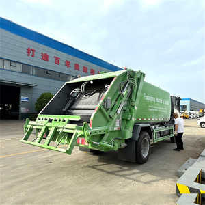 Camión compactador <span class=keywords><strong>de</strong></span> basura hidráulico <span class=keywords><strong>de</strong></span> 10m ³ Para recolección rápida <span class=keywords><strong>de</strong></span> residuos usado Sinotruk HOWO para África con estándares Euro 2 - Product Image 3