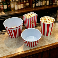 Bols en mélamine multi-usages pour pop-corn, frites, glaces et organisation de la cuisine