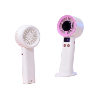 Mini Fan With Digital Display Bladeless USB Rechargeable Portable Desk Fan Three Speed Settings - Product Image 5