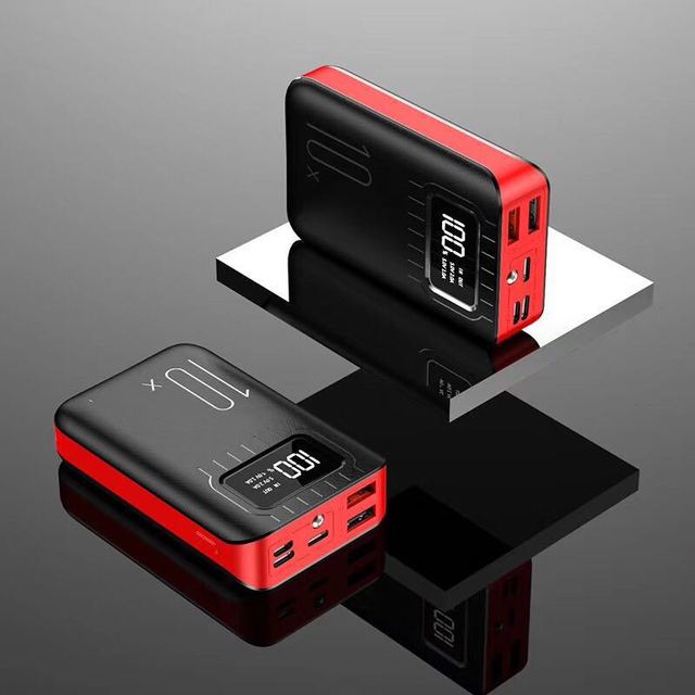 X326 Power Bank 10000/20000/30000 Mah Flashlight Power Banks With Led Display