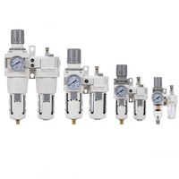 Filtre-régulateur de compresseur d'air AC4010-04, unité de traitement d'air pneumatique F.R.L. combinée