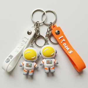 พวงกุญแจตุ๊กตา 3 มิติ PVC ยางนิ่ม แบบกำหนดเอง ขายดี พวงกุญแจรถยนต์ พวงกุญแจยางนิ่ม PVC - Product Image 6