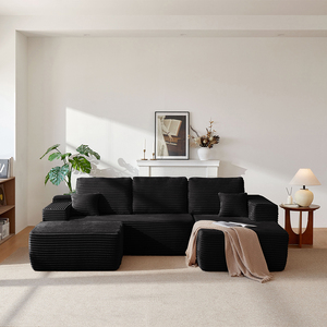 Top Selling Products Modern Farmhouse High CBM Efficiency U Shape <b>Sofa</b> Airbnb Furniture Wholesaler From Guangzhou - Product Image 2