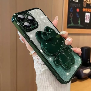 Симпатичный зеркальный чехол с блестками для мобильного телефона - Product Image 6