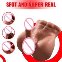 Muñeca Sexual Realista Bartley de 5.2 kg, Medio Cuerpo, para Hombres, Pene Grande, Trasero Grande, Masturbador Masculino, Torso de TPR, Juguete Sexual para Adultos