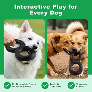 Giocattolo per Cani di Taglia Grande dal Design Accattivante, Nero, Resistente, per Masticatori Aggressivi - Product Image 2