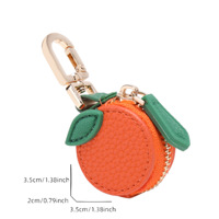 Porte-monnaie mignon en forme de fruit, étui pour écouteurs Bluetooth, traceur multifonctionnel AirTags en microfibre, best-seller