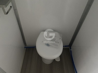 Nouvelle arrivée, toilettes préfabriquées publiques en acier mobiles, remorque avec taille personnalisée et design français