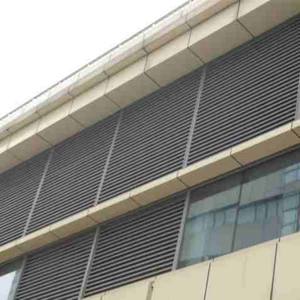 Lames <span class=keywords><strong>d</strong></span>'ombrage extérieures en aluminium légères <span class=keywords><strong>pour</strong></span> façades et systèmes de ventilation résidentiels - Product Image 1