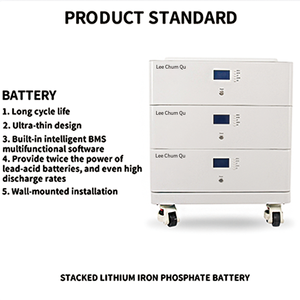 Stock UE Onduleur tout-en-un 5KW+10KWh avec chargeur rapide pour pack de batteries solaires BIPV LiFePO4, entièrement noir, 98% d'efficacité, cellules de 182mm - Product Image 2
