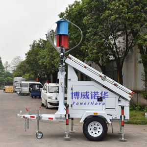 PowerNova UST-900C портативная осветительная башня прицепы энергетический прицеп ветряная турбина солнечные светодиодные световые башни - Product Image 1