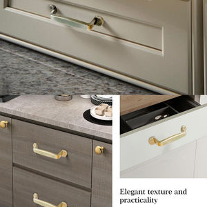 Poignée de meuble robuste en alliage de Zinc matériel de tiroir de placard de dureté élevée pour l'utilisation d'armoire de commode de garde-robe de cuisine - Product Image 5