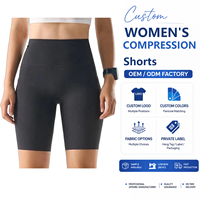 Shorts de trail running pour femme avec logo personnalisé, extensibles, 7 pouces, avec ceinture de rangement pour équipement
