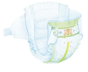 Natural Organic Fiber Disposable Baby Diapers Nappies For Uni-sex Babies