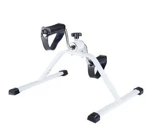 Portable Folding Mini Exercise Bike Pedal Exerciser Home Indoor Fitness Training Foot Arm And Leg For Under Desk Use