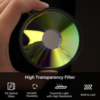 Filtre Prisme Chromatique Halo FX 49mm pour Lunettes Optiques, Filtres d'Objectif d'Appareil Photo de Haute Qualité, Accessoires d'Appareil Photo