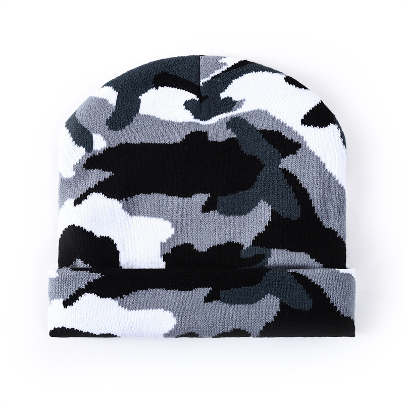 Camouflage gris noir et blanc