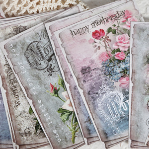 JAI IMAN, 64 piezas, incluye sobre, flor Vintage gruesa, regalos escribibles, juego de postales, tarjetas de <span class=keywords><strong>cumpleaños</strong></span> de bendición DIY para <span class=keywords><strong>manualidades</strong></span> - Product Image 5