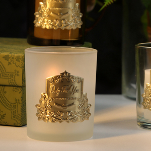 เทียนหอมอโรมาเธอราพีในขวดแก้วคุณภาพสูงสำหรับตกแต่งบ้าน เทียนหอมทำมือจากธรรมชาติสุดหรู - Product Image 5