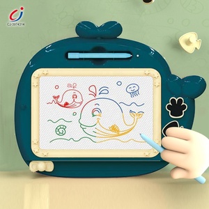 Produttori di Chengji all'ingrosso giocattolo di apprendimento precoce per bambini set di pittura <span class=keywords><strong>balena</strong></span> di plastica tavolo da disegno magnetico per i bambini - Product Image 3