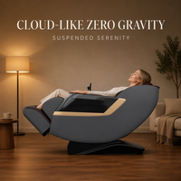 OYEAL Fauteuil de massage inclinable de luxe à succès, avec système SL Track, massage corporel complet 3D, massage des pieds, en cuir PU moderne