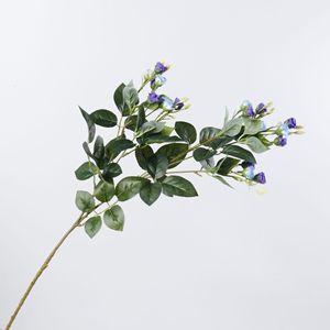 Bouquet de fleurs en plastique décoratif pour la maison, le bureau, la décoration de mariage, décoration intérieure, plantes artificielles, fleurs artificielles - Product Image 3