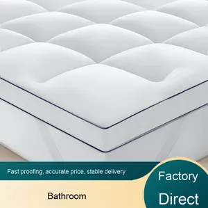 Almohadilla de <span class=keywords><strong>cama</strong></span> fija elástica de alto estilo directo de fábrica, hogar de punto de poliéster grueso personalizado para almohadillas de colchón <span class=keywords><strong>Amazon</strong></span> - Product Image 6