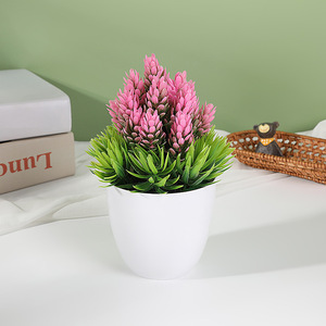 Planta Bonsái Artificial Qi Xing, Miniatura de Plástico Verde para Decoración Navideña, Color Brillante, Tacto Natural, Uso Interior y Exterior - Product Image 3