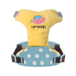 Nouveau harnais pour chien avec laisse, accessoires pour animaux de compagnie pour la marche en plein air, harnais pour chiot, laisse réglable à rayures pour chien - Product Image 1