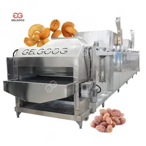 Gelgoog Roasted Peanut Processing Plant Groundnut Roaster Oil Press Machine with Roaster