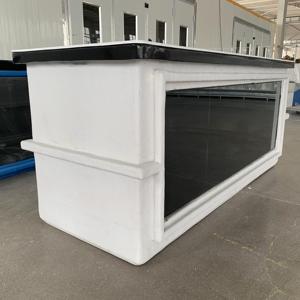 Venta Directa de Fábrica, Peceras de 300 Galones, Acuario Grande de Fibra de Vidrio con Base Plana, Tanque de Agua para Acuicultura Marina - Product Image 3