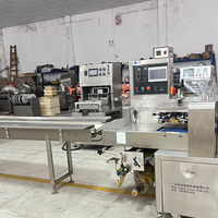 Machine d'emballage de sacs à oreiller Langtai pour mini-glaces, biscuits, bonbons, en-cas, emballage en flux avec imprimante de date