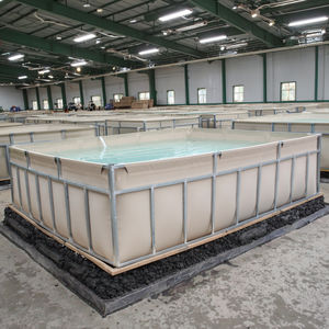 Bassin d'élevage de poissons portable à prix avantageux, cadre galvanisé, toile, <span class=keywords><strong>pour</strong></span> crevettes et crabes en extérieur et en intérieur - Product Image 1