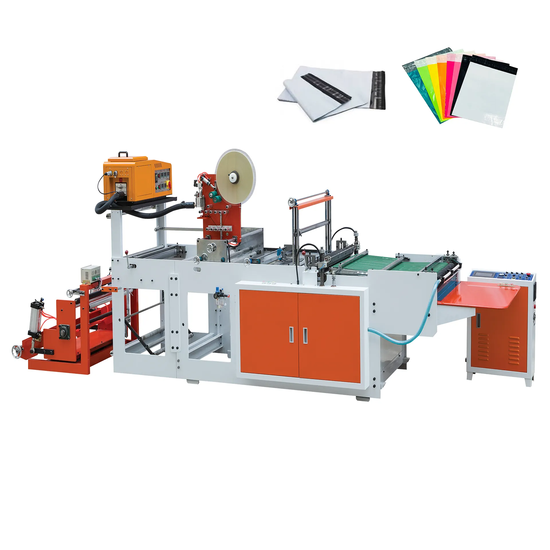 Full Automatic PE Plastic Express Courier Envelope Bag Side Sealing and Cutting BOPP OPP Bag Making Machine Manufacturer