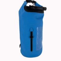 Mochila de bolsa seca impermeable de PVC 500D personalizada profesional con bolsillo con cremallera
