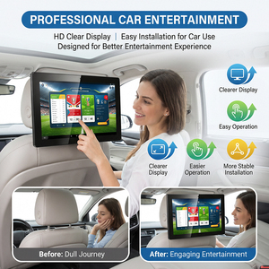 Reproductor <span class=keywords><strong>de</strong></span> Publicidad LCD Táctil <span class=keywords><strong>de</strong></span> 10 Pulgadas con Ranura para Tarjeta SIM 4G LTE, Señalización Digital con Texto Animado para Promoción Interior <span class=keywords><strong>de</strong></span> Taxis y Autobuses - Product Image 3