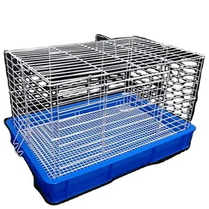 Petits animaux huches cage pour lapin chinchilla furet lapin maison intérieur extérieur utilisation cage facile à nettoyer